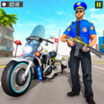 police moto bike chase android application logo